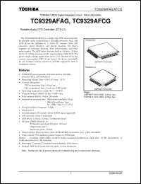 Click here to download TC9329AFAG Datasheet