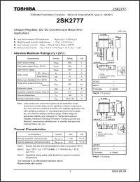 Click here to download 2SK2777_09 Datasheet