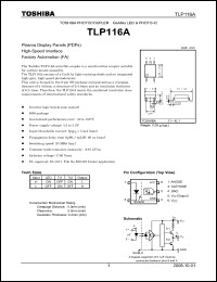 Click here to download TLP116A Datasheet