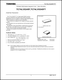 Click here to download TC74LVX245F_07 Datasheet