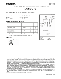 Click here to download 2SK3078 Datasheet