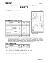 Click here to download 2SJ676 Datasheet