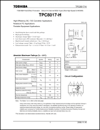 Click here to download TPC8017-H_06 Datasheet