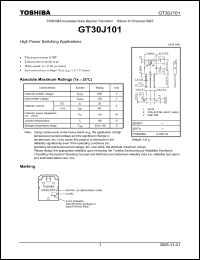 Click here to download GT30J101_06 Datasheet