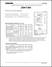 Click here to download 2SK1365_06 Datasheet