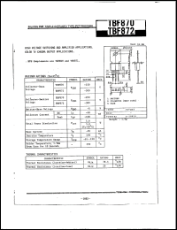 Click here to download TBF870 Datasheet