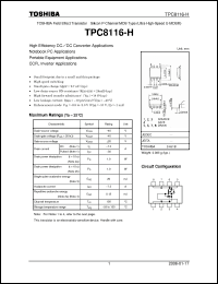 Click here to download TPC8116-H Datasheet