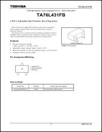 Click here to download TA76L431FB Datasheet