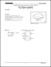 Click here to download TC7SH125FS Datasheet