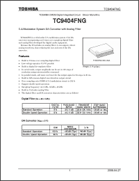 Click here to download TC9404FNG Datasheet