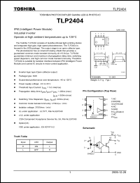 Click here to download TLP2404 Datasheet