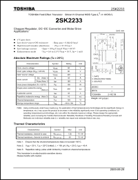 Click here to download 2SK2233_09 Datasheet