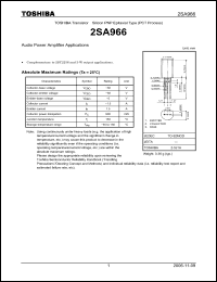 Click here to download 2SA966_07 Datasheet