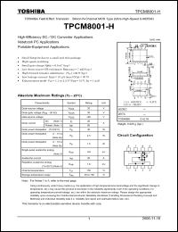 Click here to download TPCM8001-H_07 Datasheet
