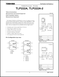 Click here to download TLP222A_07 Datasheet