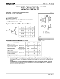 Click here to download RN1101_07 Datasheet