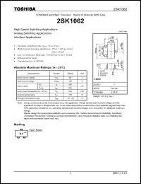 Click here to download 2SK1062_07 Datasheet