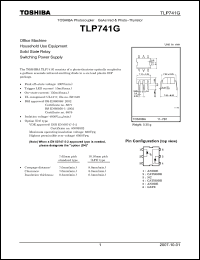 Click here to download TLP741G_07 Datasheet