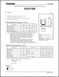 Click here to download 1SV278B Datasheet