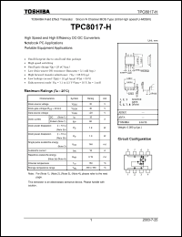Click here to download TPC8017-H Datasheet