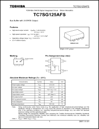 Click here to download TC7SG125AFS Datasheet