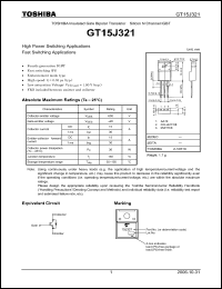 Click here to download GT15J321_06 Datasheet