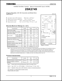 Click here to download 2SK2749_06 Datasheet