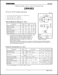 Click here to download 2SK882_07 Datasheet