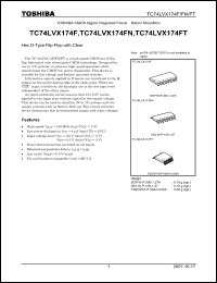 Click here to download TC74LVX174F_07 Datasheet