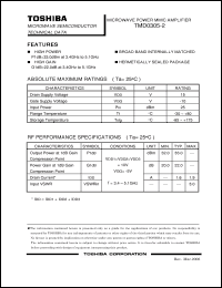 Click here to download TMD0305-2 Datasheet