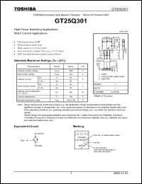 Click here to download GT25Q301_06 Datasheet