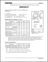 Click here to download 2SK2231_10 Datasheet