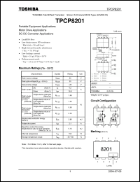 Click here to download TPCP8201 Datasheet