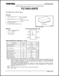 Click here to download TC7SG125FE Datasheet