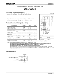 Click here to download 2SD2204_06 Datasheet