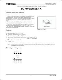 Click here to download TC7WBD126FK Datasheet
