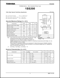 Click here to download 1SS200_07 Datasheet