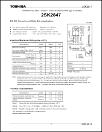 Click here to download 2SK2847_06 Datasheet