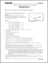 Click here to download TB2924FG Datasheet
