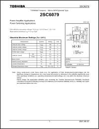 Click here to download 2SC6079 Datasheet