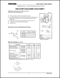 Click here to download RN2108MFV Datasheet