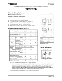 Click here to download TPC8208_06 Datasheet