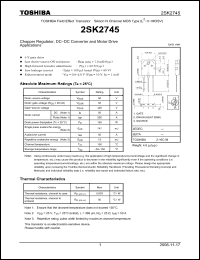 Click here to download 2SK2745_06 Datasheet