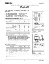 Click here to download 2SK2889_09 Datasheet