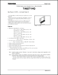 Click here to download TA8271HQ Datasheet