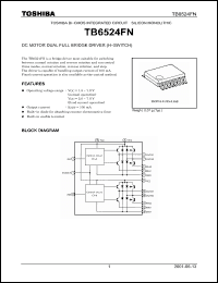 Click here to download TB6524FN Datasheet