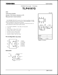 Click here to download TLP4197G_07 Datasheet