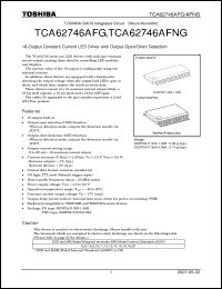 Click here to download TCA62746AFG Datasheet