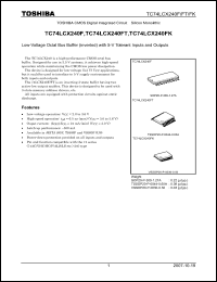 Click here to download TC74LCX240F_07 Datasheet
