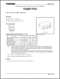 Click here to download TA4011FU_07 Datasheet